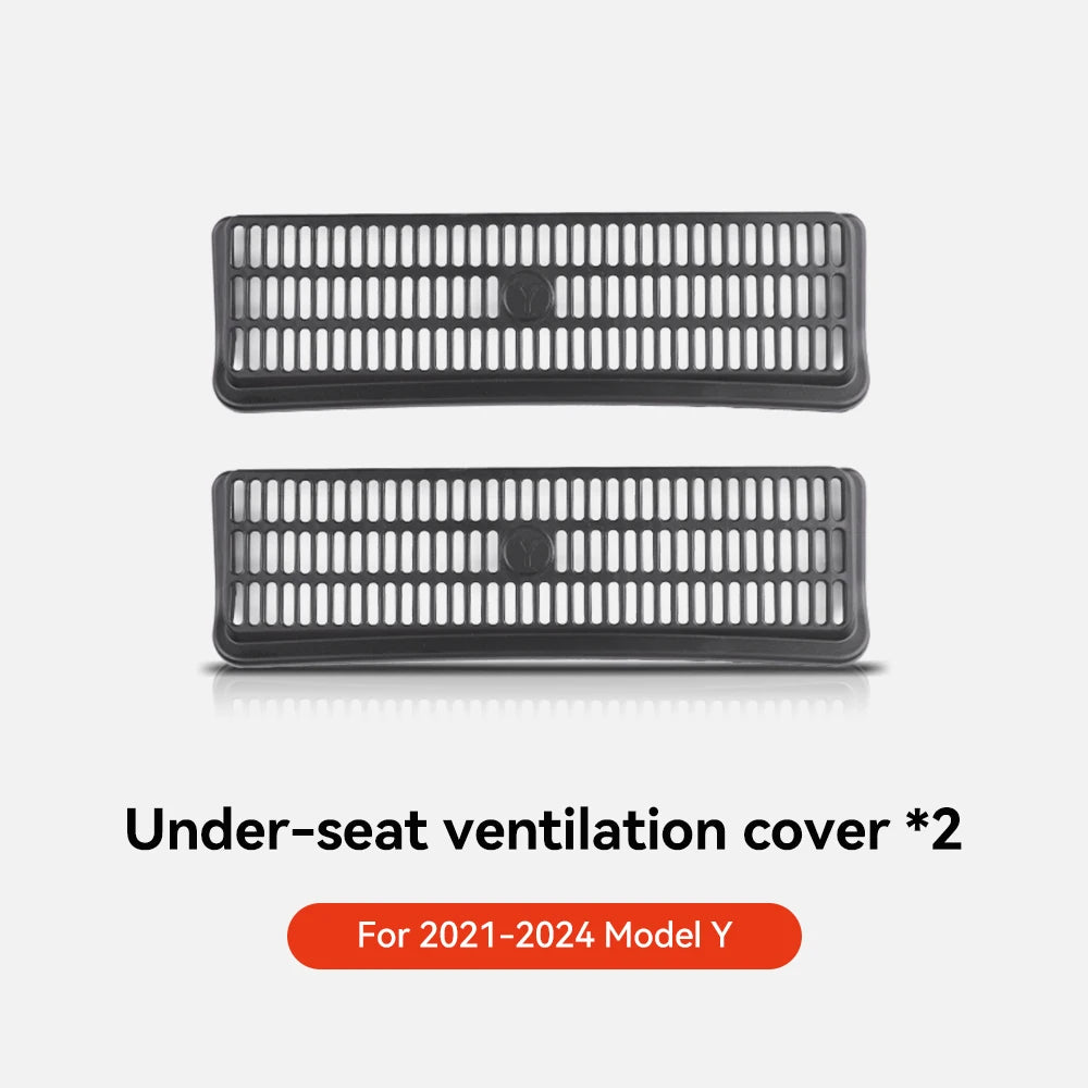 Under Seat Air Vent Cover Mesh for Tesla Model 3 & Y (2021-2026)