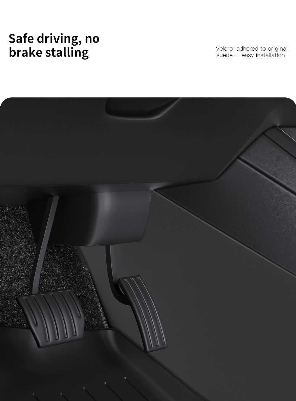Tesla Model 3/Y TPE Center Console Side Anti-Kick Pads (2021-2026)
