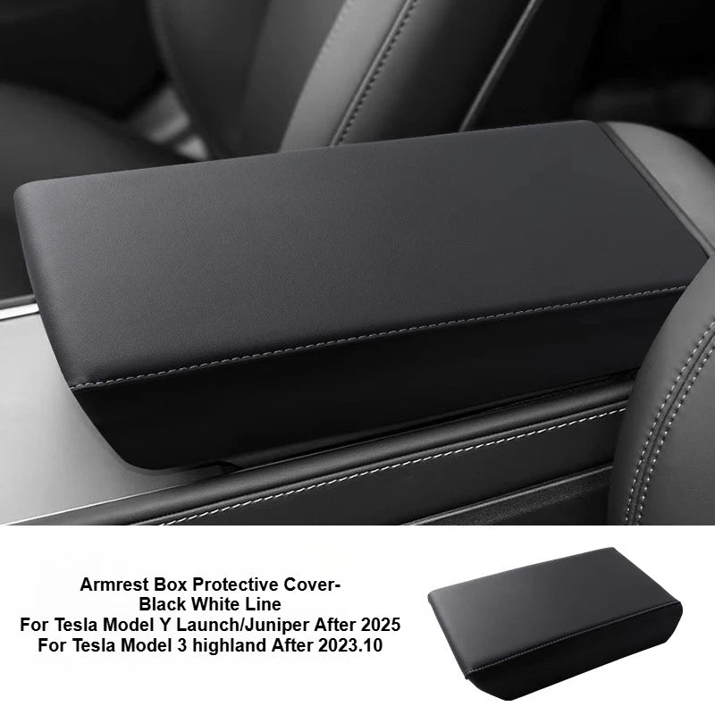 Tesla Model 3 Model Y Juniper 2025 Up Rear Screen Frame Armrest Box Cover Pad Ventilation Mask Protector Cover Accessories