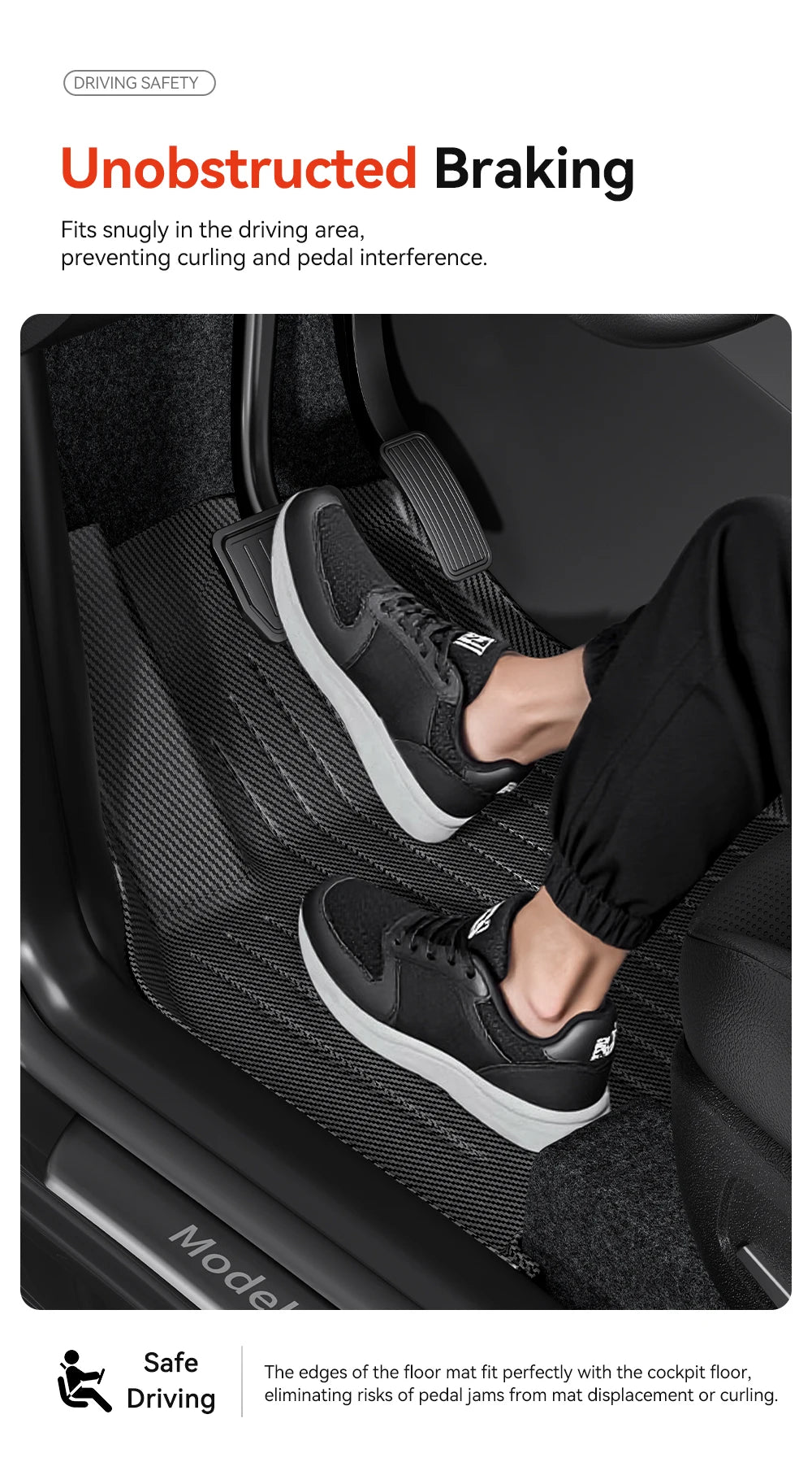 Tesla Model Y Juniper 2026 Carbon Fiber TPE Floor Mats & Trunk Liners