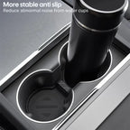 Tesla Model M/S/3/Y Juniper 2025+ Non-Slip Drink Limiting Stopper Mat Interior Center Console Cup Holder Pad Car Accessory