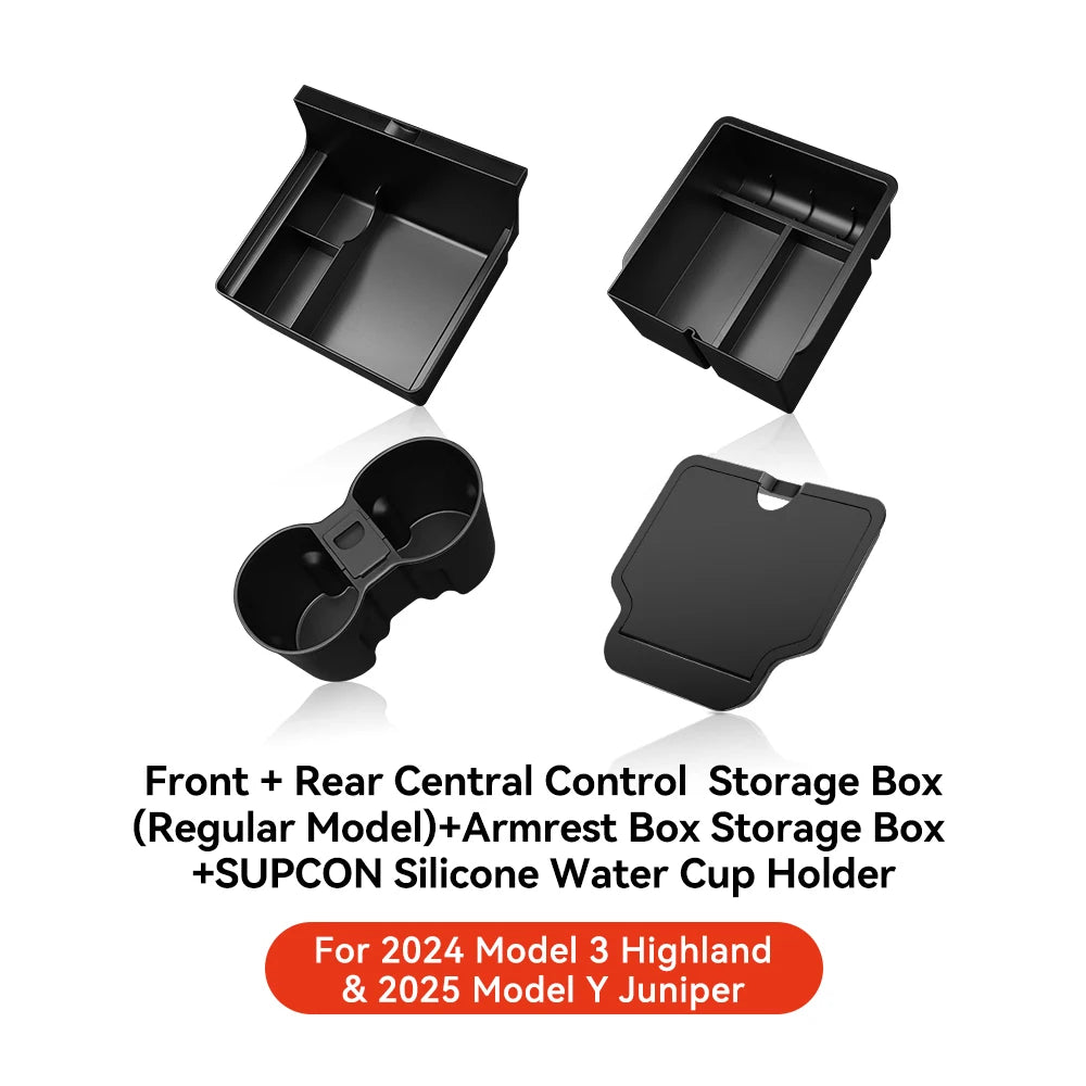 Tesla Model 3 Highland & Y Juniper Hidden Center Console Organizer