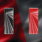 Vehicle Label Badge for Tesla Model 3/Y/S/X Juniper Tail Mark High Performance Creative Decor Real Carbon Epoxy Resin Sticker