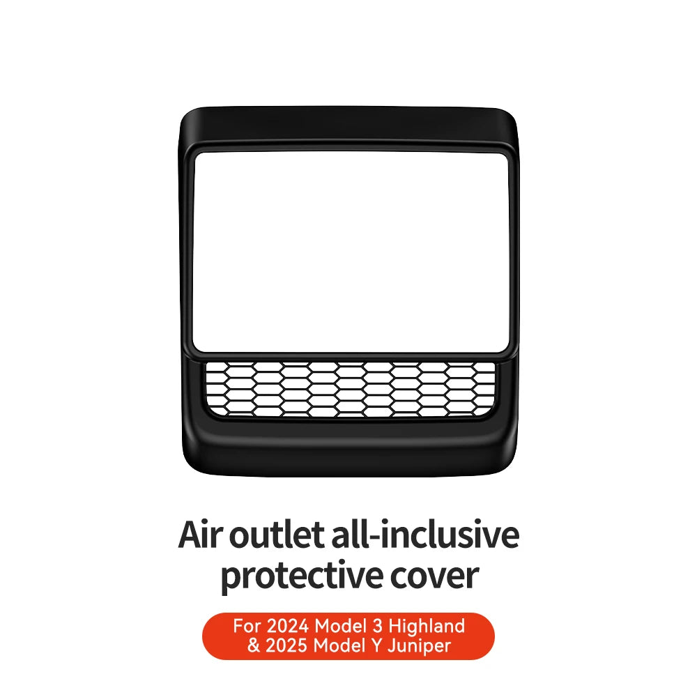 Tesla Model 3 Highland Rear Air Vent Protective Cover Anti-Blocking Grille