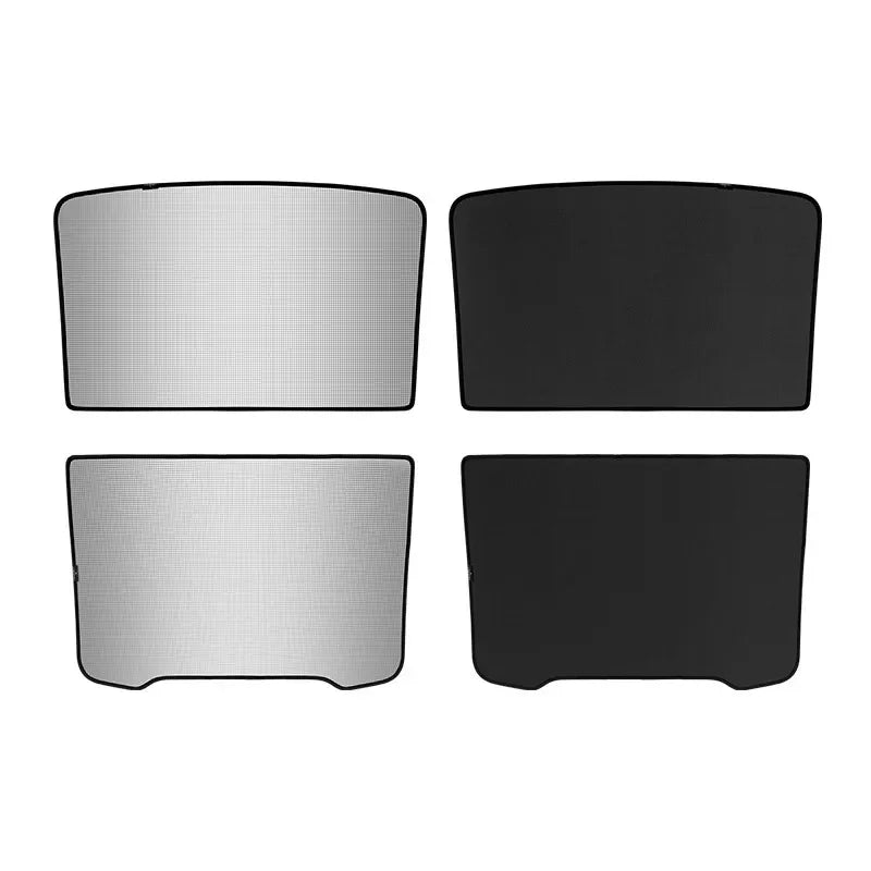 Tesla Model Y Launch/Juniper 2025 Ice Crystal Sunroof Sunshade Upgrade Interior Accessories Roof Sun Visor Sunshade Curtain