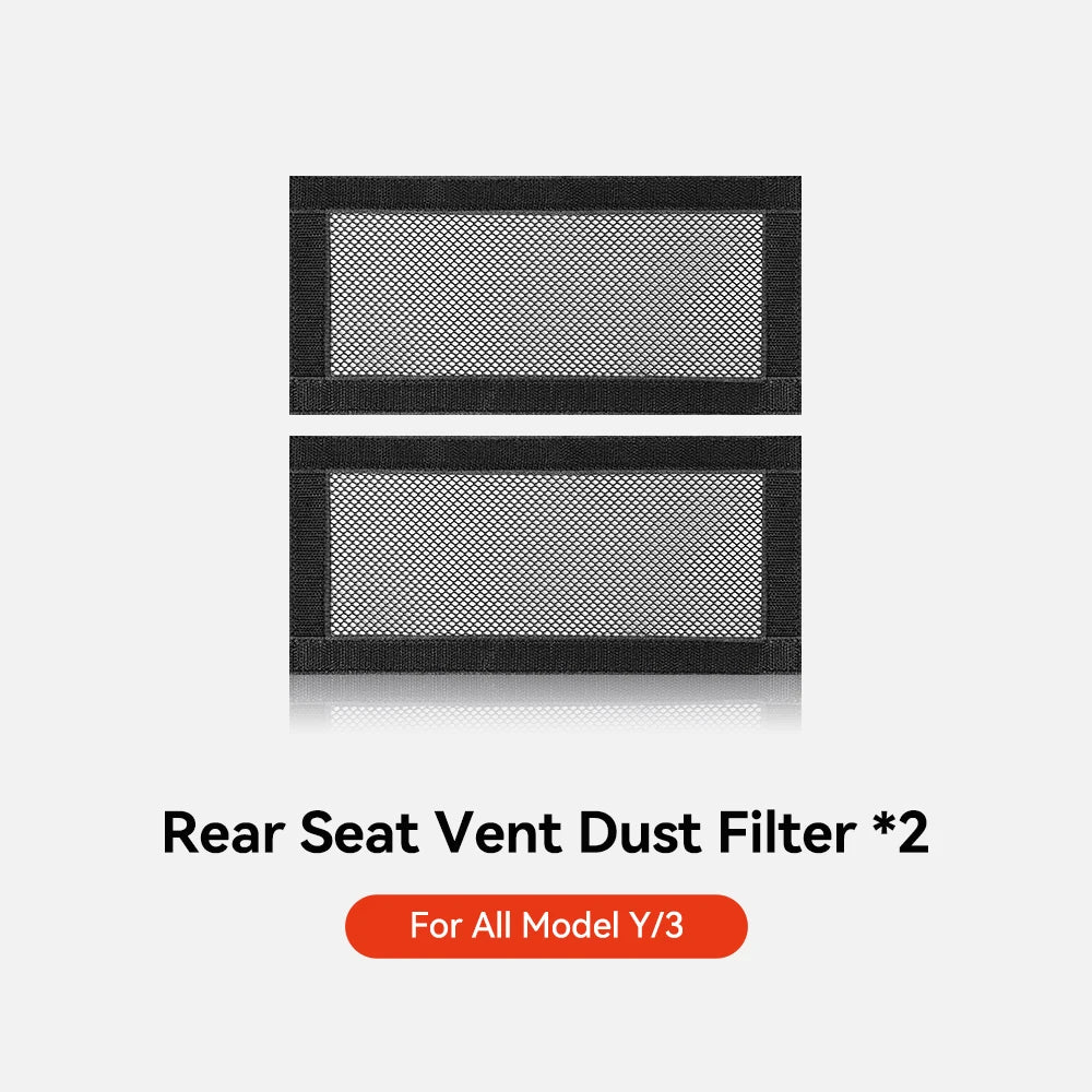 Under Seat Air Vent Cover Mesh for Tesla Model 3 & Y (2021-2026)