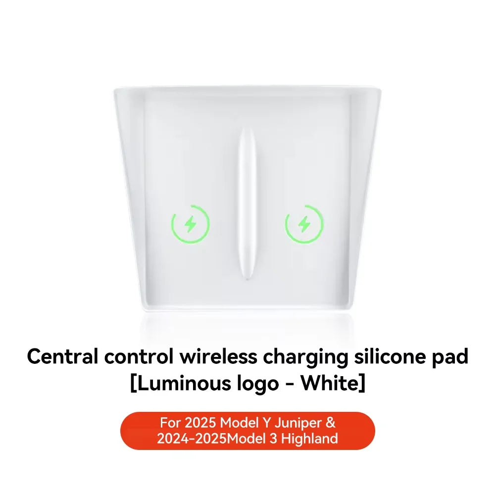 Tesla Model 3/Y (2021-2026) Silicone Wireless Charging Pad