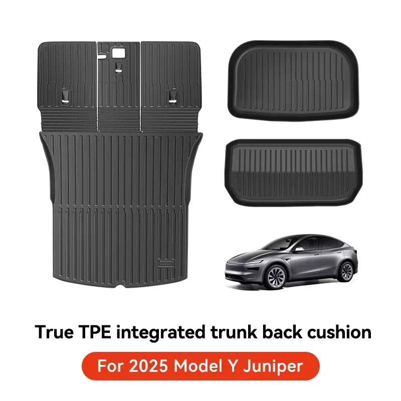 Tesla Model Y Juniper 2026 TPE Floor Mats with Door Sill Protection