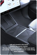 Tesla Model Y Juniper/Model 3 2025 Panel Sticker Central Control Water Cup Holder Protective Film Anti-slip Pads Interior