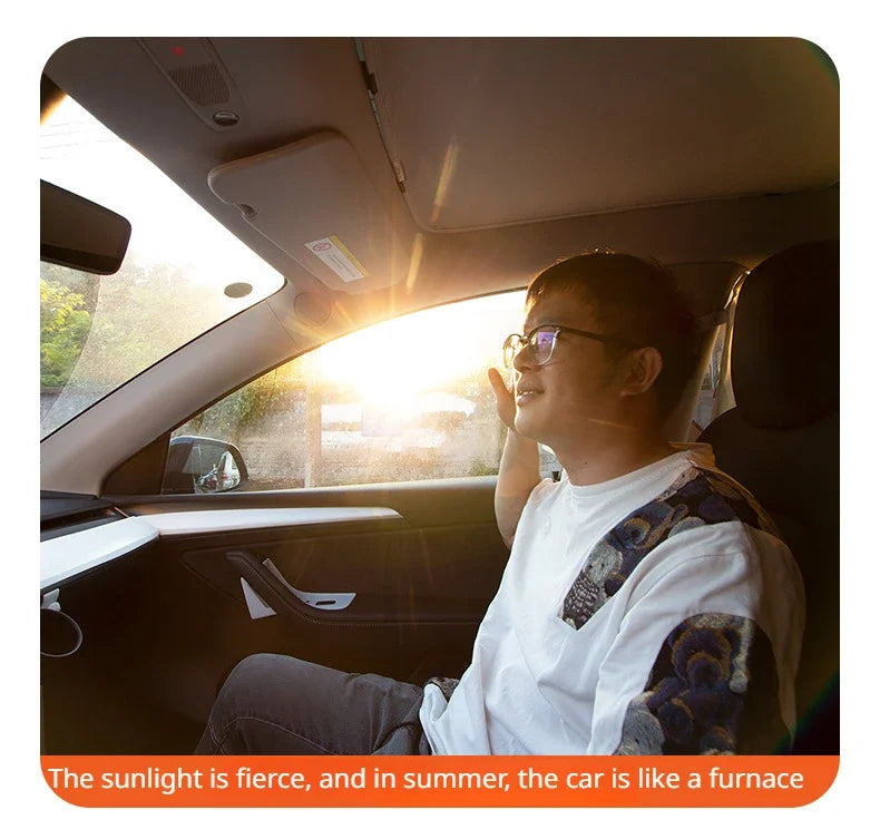tesla model 3 highland 2024 Anti-uv Window Sunshade Side Window High-density Track Curtains for Camping Privacy Curtain