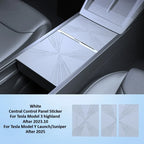 Tesla Model Y Juniper/Model 3 2025 Panel Sticker Central Control Water Cup Holder Protective Film Anti-slip Pads Interior