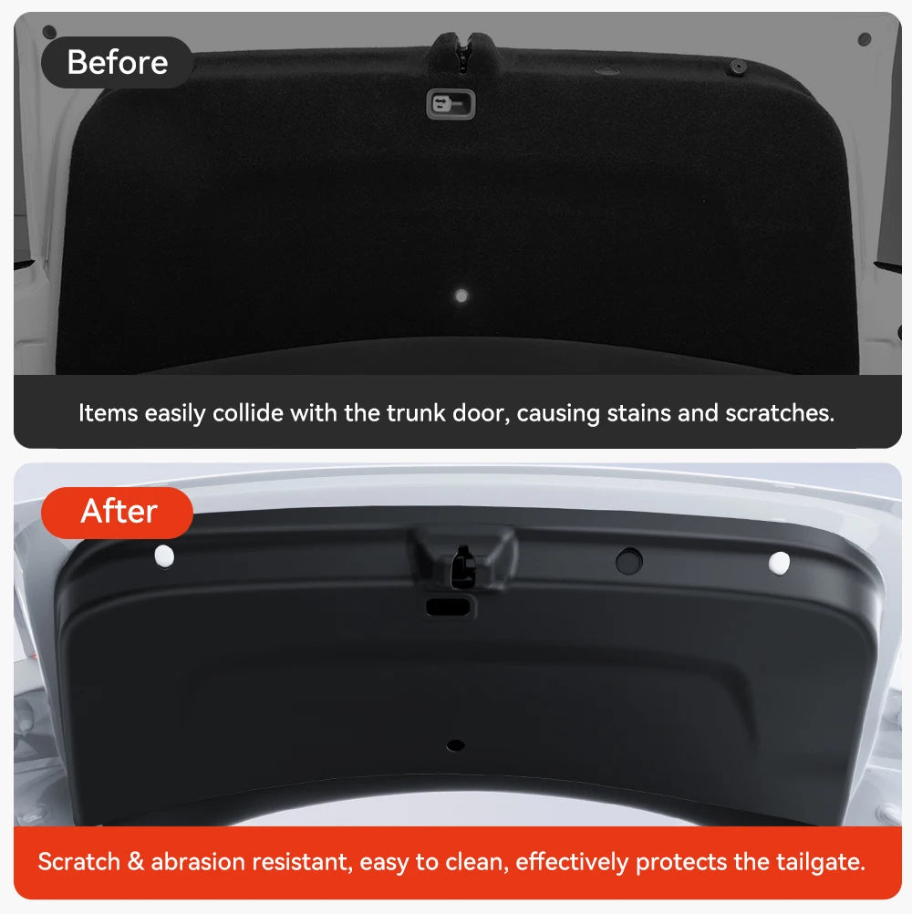 2025-2026 Tesla Model Y Juniper Trunk Tailgate Protector Mat | TPE Pad
