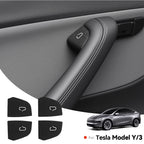 Tesarca Suede Door Button Cover for Tesla Model 3 Y Highland Juniper