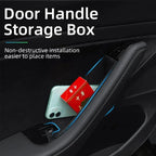 Door Handle Side Storage for Tesla Model 3 Y 2019-2023 Auto Armrest Box Tray Organizer Container Hidden Holder Car Accessories