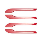 4Pcs/Set ABS Carbon Fiber Car Door Handle Wrap Cover Stickers Accessorie For Tesla Model Y Launch 2025 Model 3/Y/3 Highland 2024