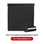 Tesla Model 3 Y Highland Rear Seat Back Trash Can Storage Bag