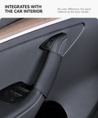 Tesla Model 3 Y Nappa Leather Interior Door Handle Protector 2021-2026