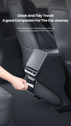 Tesla Model 3 Y Highland Rear Seat Trash Can Magnetic Storage Box Bin