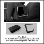 Tesla Model 3 Model Y Juniper 2025 Up Rear Screen Frame Armrest Box Cover Pad Ventilation Mask Protector Cover Accessories