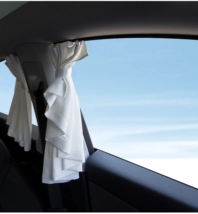 tesla model 3 highland 2024 Anti-uv Window Sunshade Side Window High-density Track Curtains for Camping Privacy Curtain