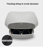 Car Glasses Case for Tesla Model Y Model 3 Highland 2017-2024+ Car Roof Sunglasses Storage Box Clip Roof Interior Accessories