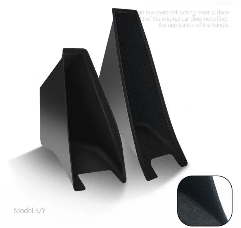 Door Handle Side Storage for Tesla Model 3 Y 2019-2023 Auto Armrest Box Tray Organizer Container Hidden Holder Car Accessories