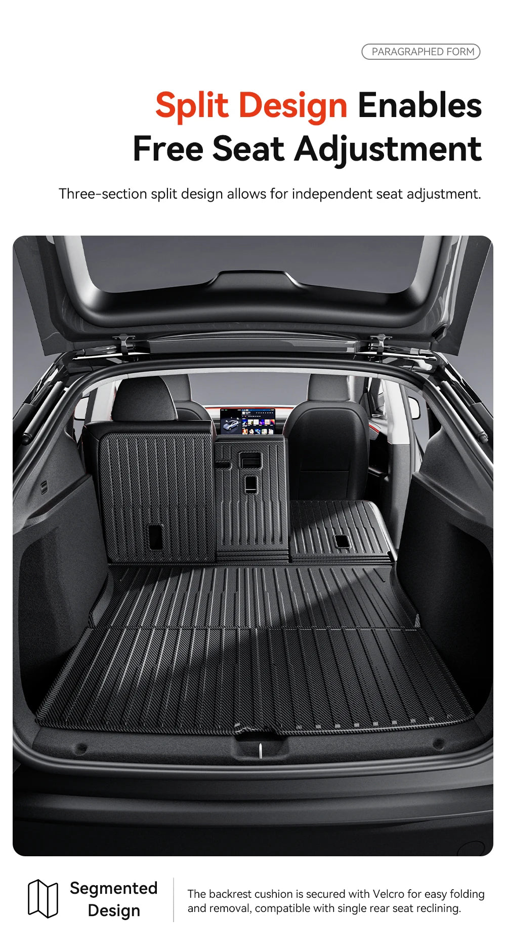 Tesla Model Y Juniper 2026 Carbon Fiber TPE Floor Mats & Trunk Liners