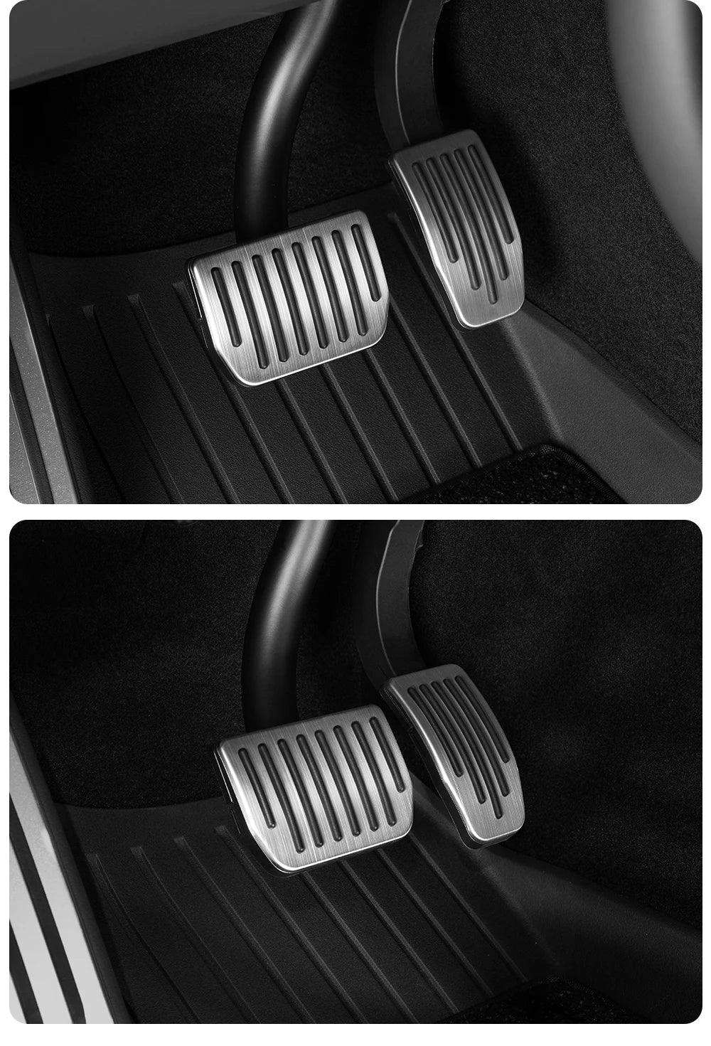 Tesla Model 3/Y (2019-2026) Performance Non-Slip Foot Pedal Covers