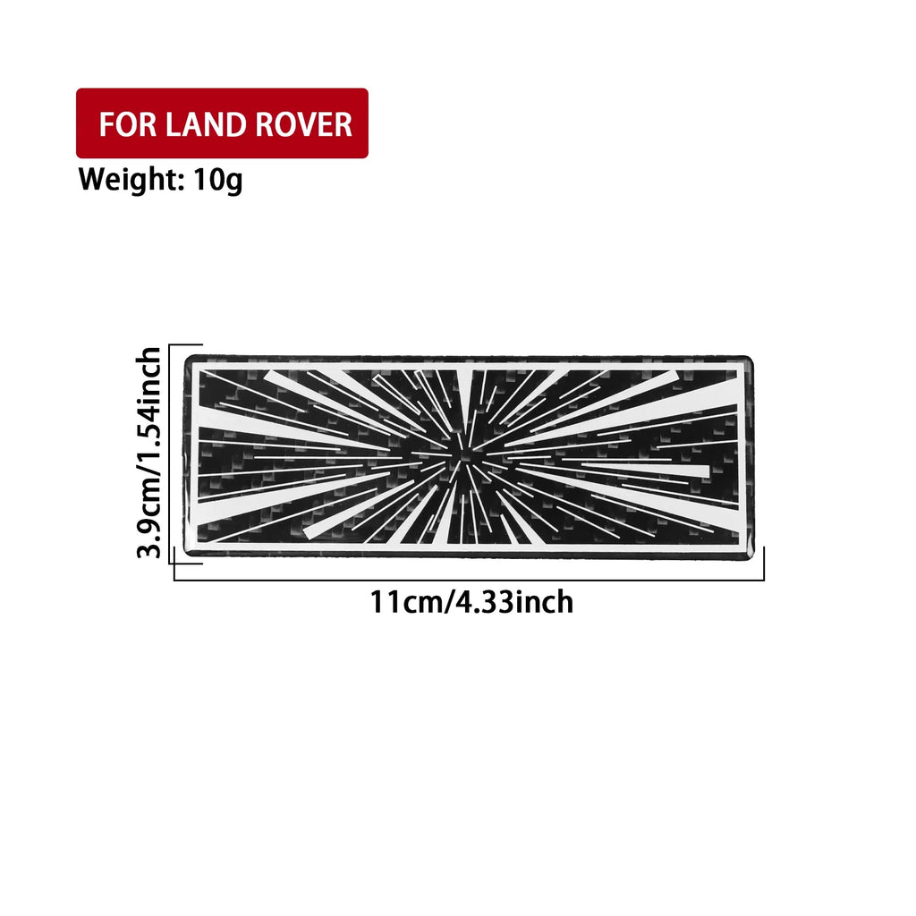 Vehicle Label Badge for Tesla Model 3/Y/S/X Juniper Tail Mark High Performance Creative Decor Real Carbon Epoxy Resin Sticker