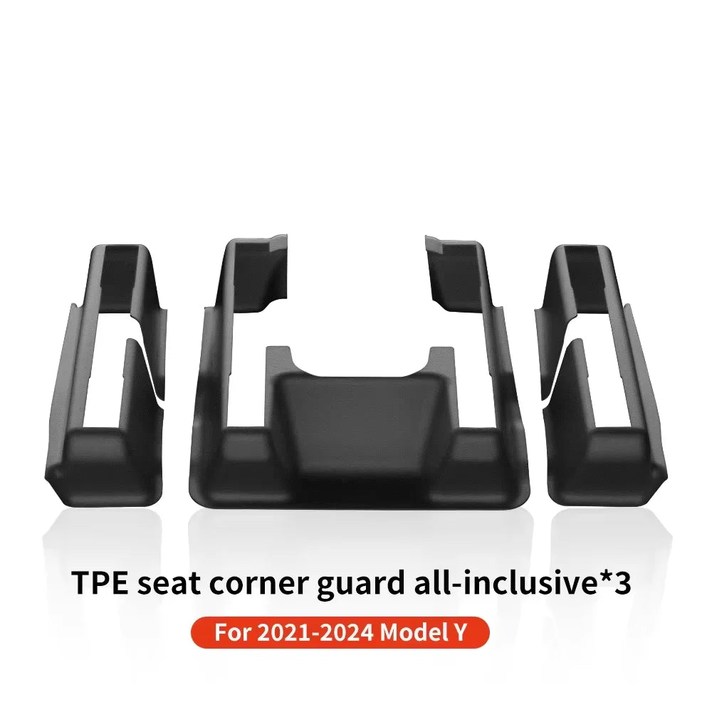 Tesla Model Y Under Seat Corner Guard Rail Protectors (2021-2026)