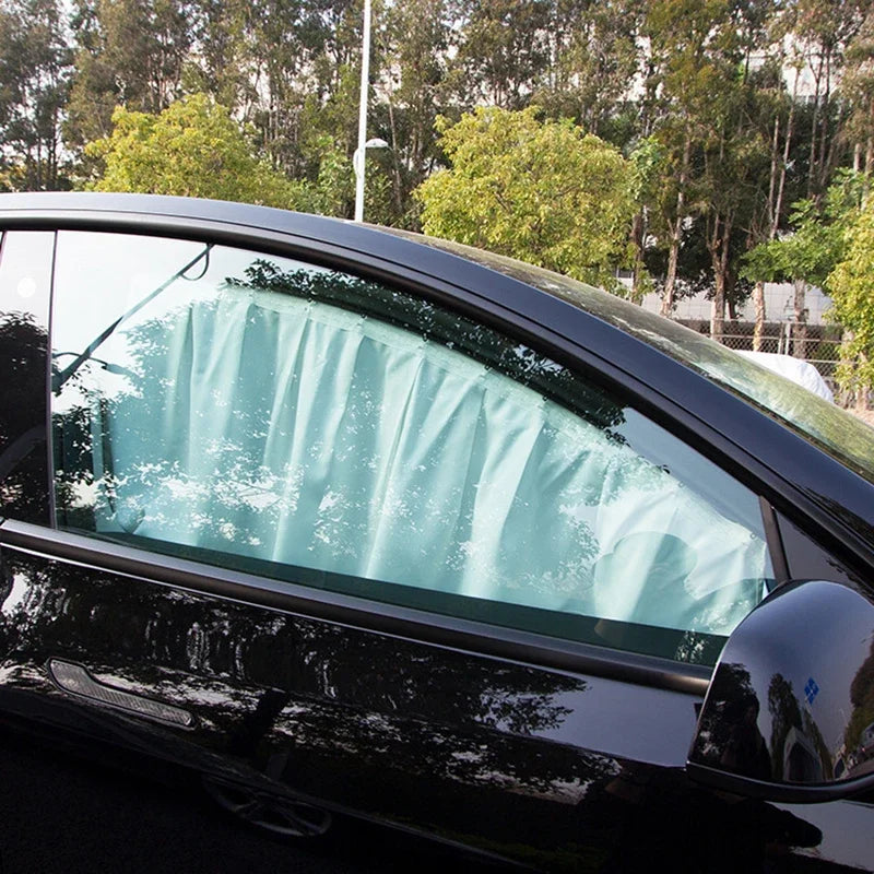 tesla model 3 highland 2024 Anti-uv Window Sunshade Side Window High-density Track Curtains for Camping Privacy Curtain