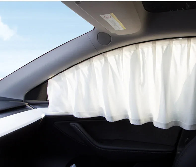 tesla model 3 highland 2024 Anti-uv Window Sunshade Side Window High-density Track Curtains for Camping Privacy Curtain