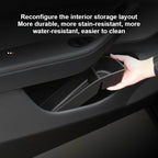 4Pcs Door Tray Organizer for Tesla Model Y Juniper Model 3 2017-2025+ Accessories Door Slot Tray Organizer Door Side Storage Box