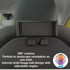 Back Seat Phone Mount Hook for Tesla Model 3 Y Juniper 2025+ Headrest Tablet Holder 360° Stand Organizer Hooks Car Accessories