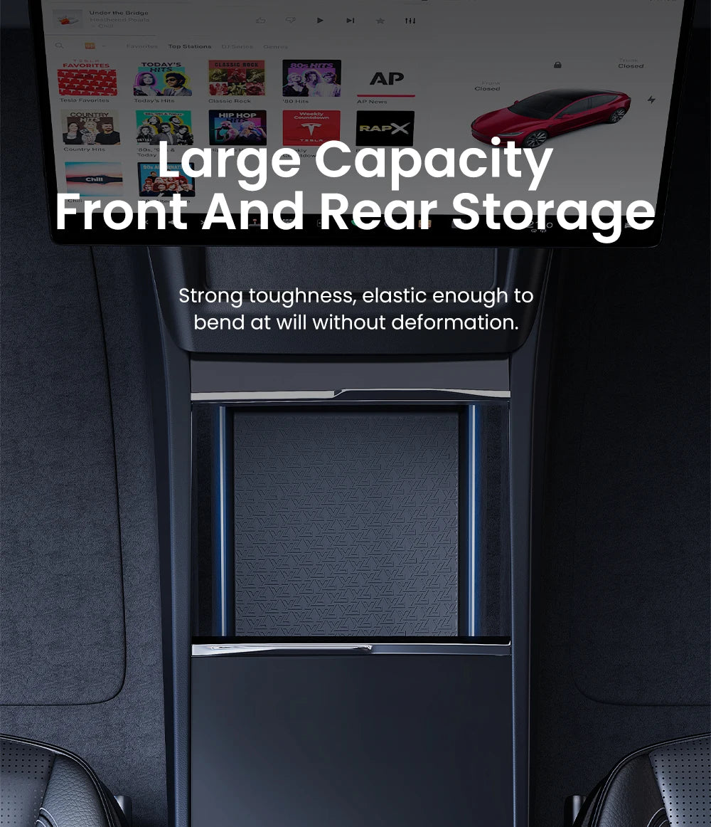 Tesla Model 3 Y Highland Center Console Under Storage Organizer Box