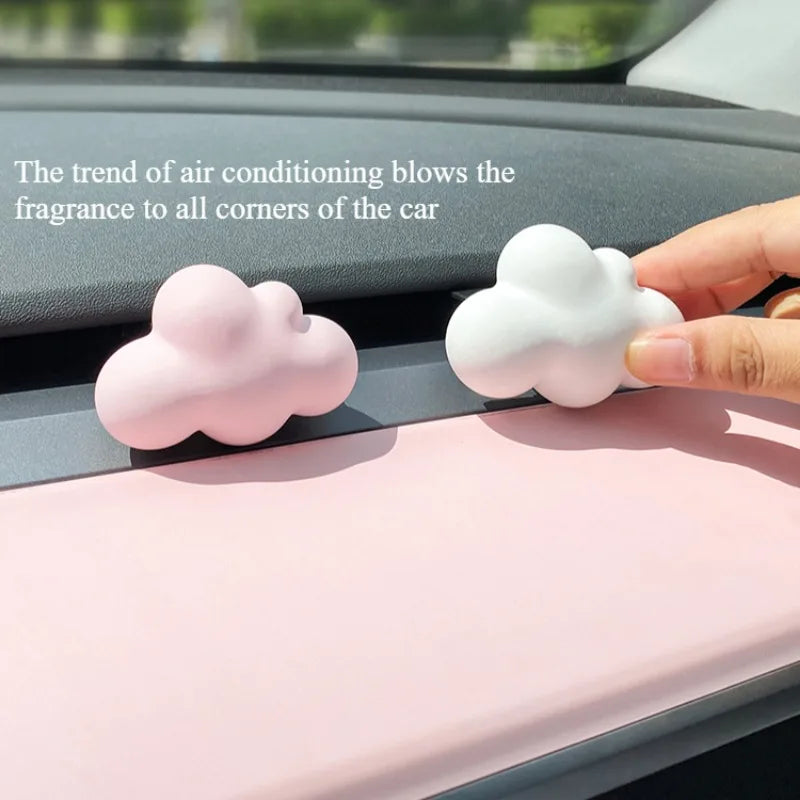 New Tesla Model 3 Highland 2024 2025 Car Aromatherapy Clip Vent Diffuser Cloud Shape Car Vent Freshener Clip Air Conditioner