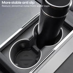 Tesla Model M/S/3/Y Juniper 2025+ Non-Slip Drink Limiting Stopper Mat Interior Center Console Cup Holder Pad Car Accessory
