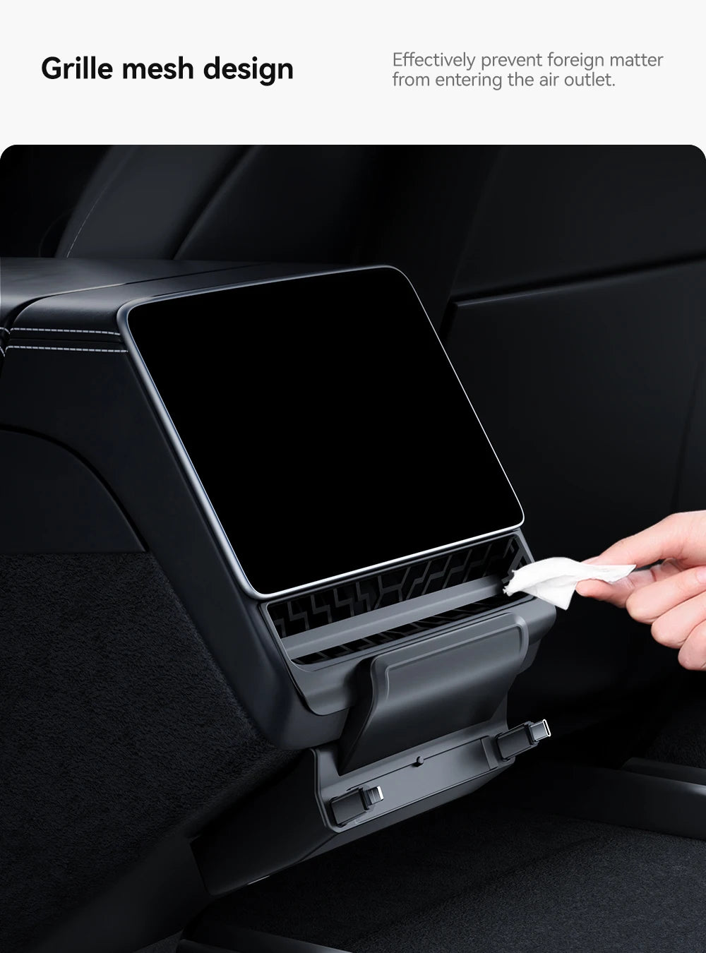 90W Retractable Rear USB Hub for Model 3 Highland & Y Juniper