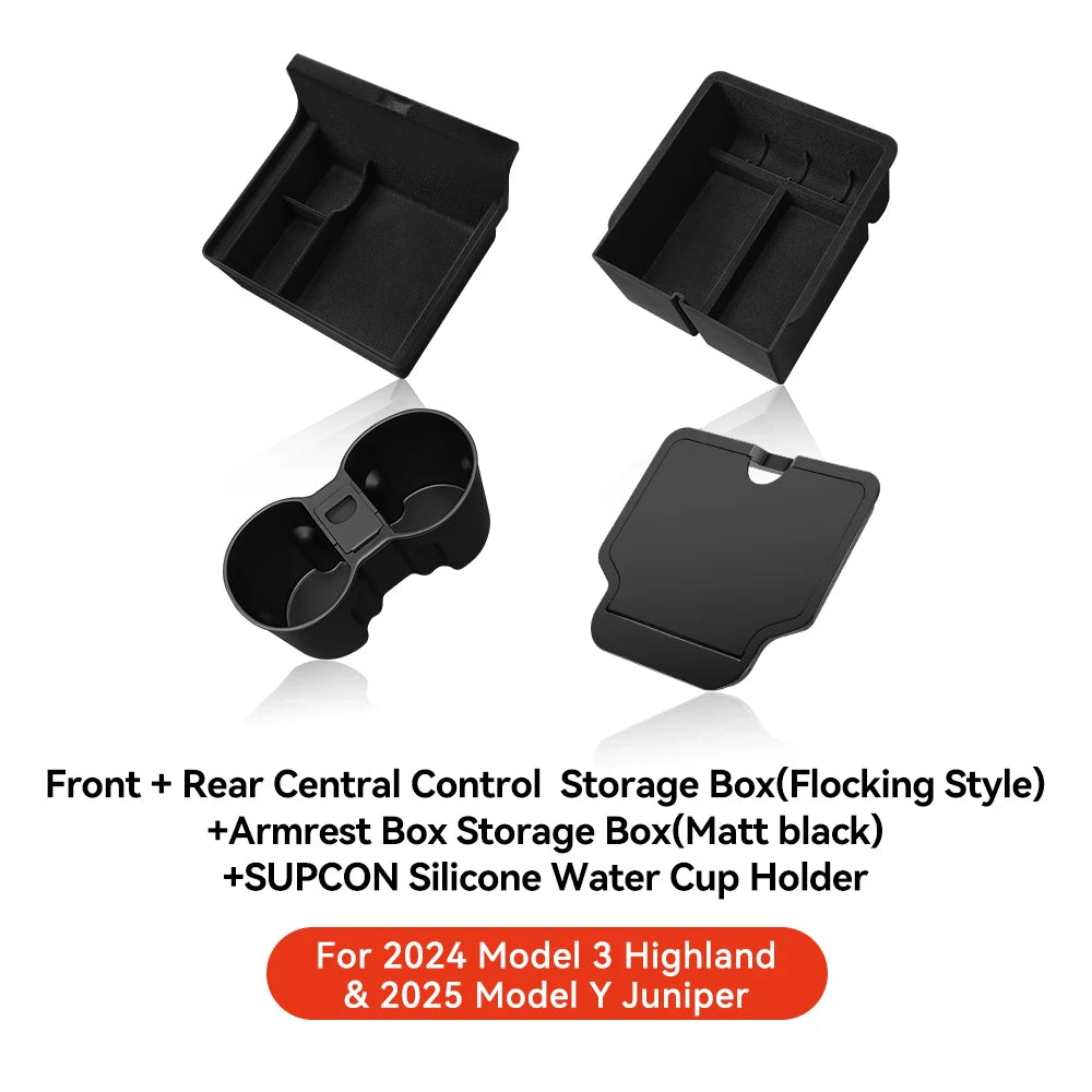 Tesla Model 3 Highland & Y Juniper Hidden Center Console Organizer