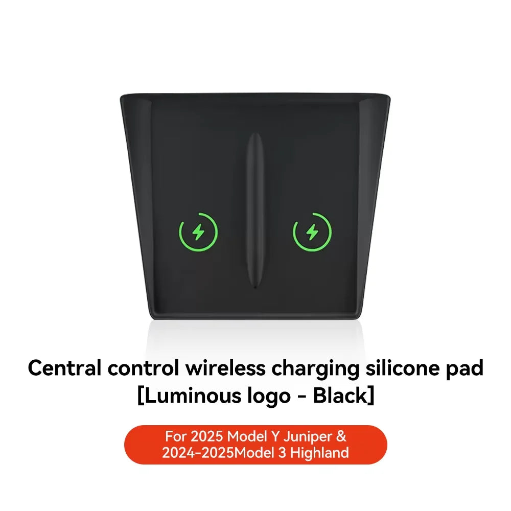 Tesla Model 3/Y (2021-2026) Silicone Wireless Charging Pad