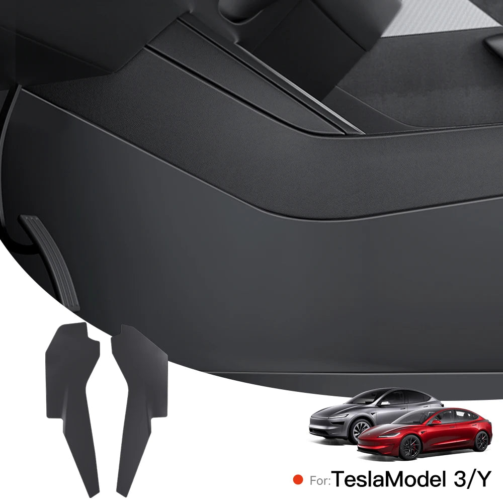 Tesla Model 3/Y TPE Center Console Side Anti-Kick Pads (2021-2026)