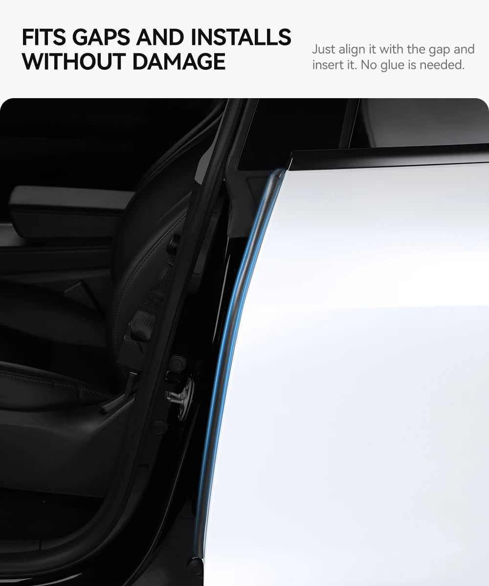 Tesla Model 3 Y Door Seal Kit Soundproof Weatherstrip （2021-2026）