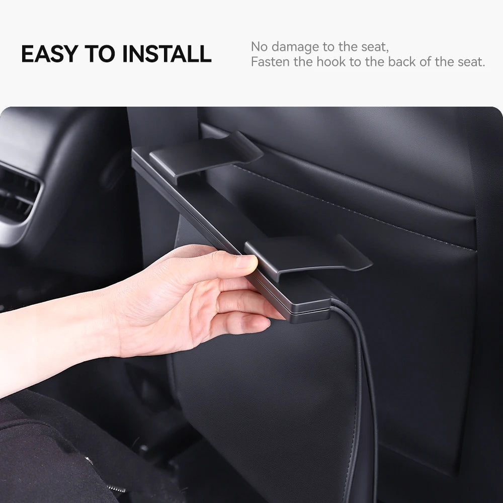 Tesla Model 3 Y Highland Rear Seat Back Trash Can Storage Bag