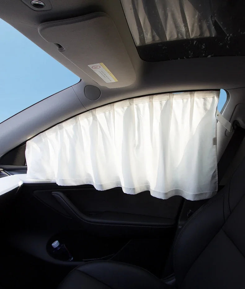 tesla model 3 highland 2024 Anti-uv Window Sunshade Side Window High-density Track Curtains for Camping Privacy Curtain