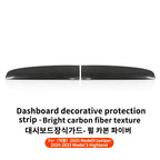 Tesla Model 3 Highland Model Y Dashboard Trim Carbon Fiber Cover Strip
