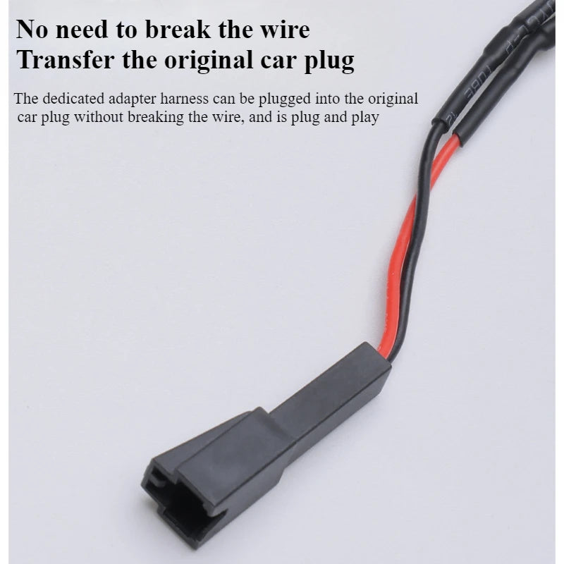 Tesla Model 3/Y/3 Highland Car Door Warning Light Auto Opening Door Anti-collision Sensor Strobe Flashing Alarm Signal Light
