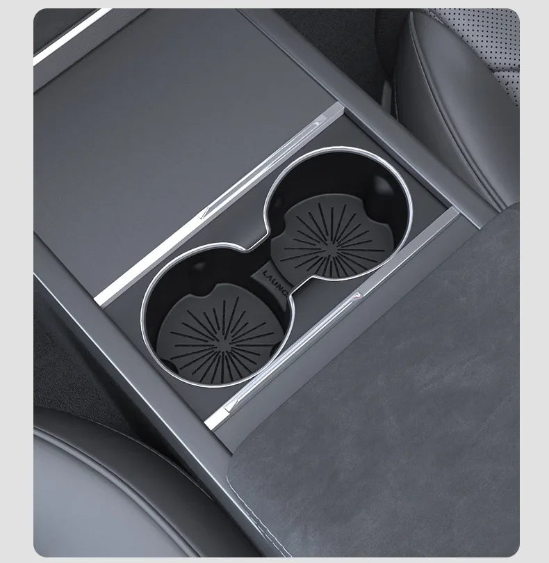 Tesla Model Y Juniper/Model 3 2025 Panel Sticker Central Control Water Cup Holder Protective Film Anti-slip Pads Interior