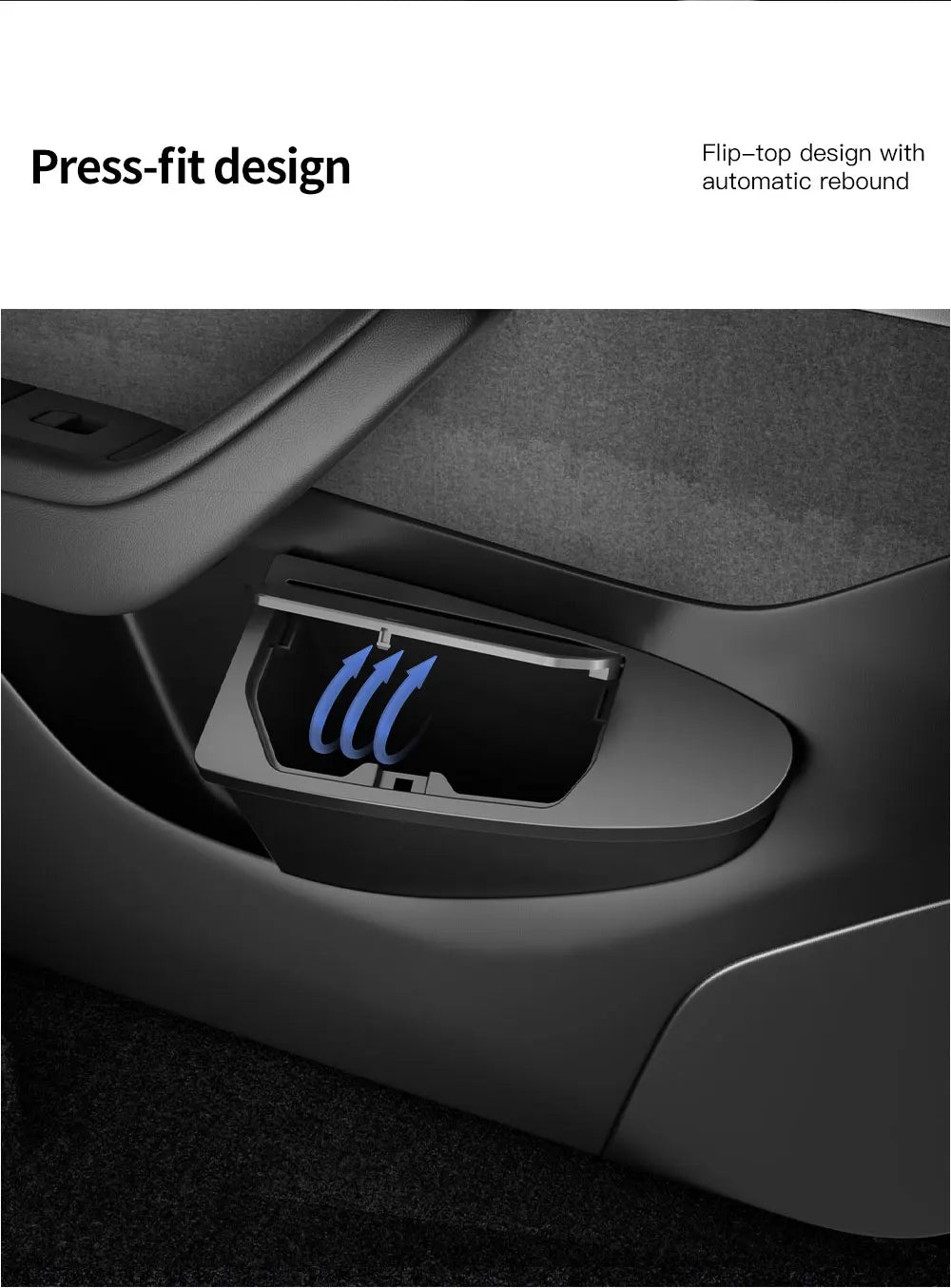 2025-2026 Tesla Model Y Juniper Front Door Privacy Storage Box | 2-Pack