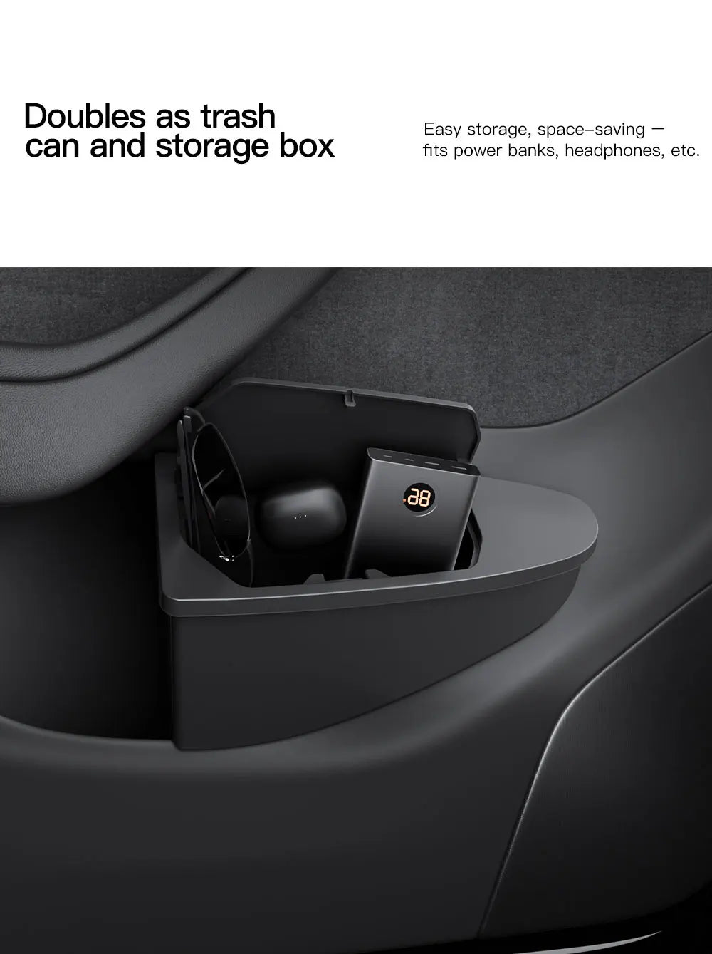 2025-2026 Tesla Model Y Juniper Front Door Privacy Storage Box | 2-Pack