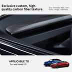 Tesla Model 3 Highland Model Y Dashboard Trim Carbon Fiber Cover Strip